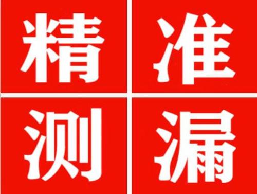 孝昌尚嘉漏水精准查找